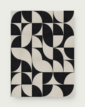 First Come, First Curve - Black - 10x12