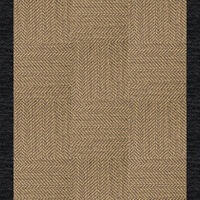 Suit Yourself Quarter Border - Raffia / Black - 6x7