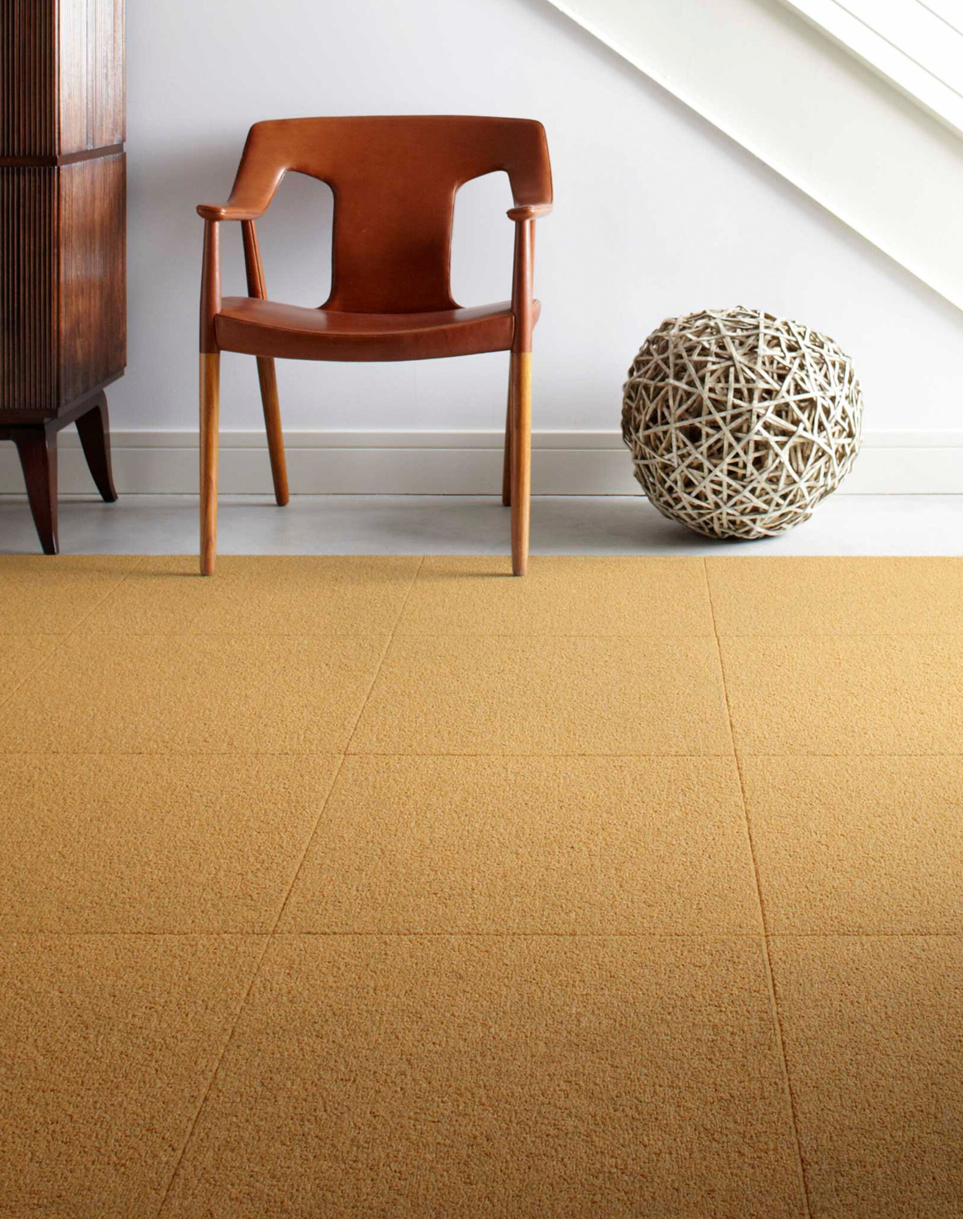Heaven Sent - Marigold: Solid Color Area Rugs & Carpet Tiles by FLOR