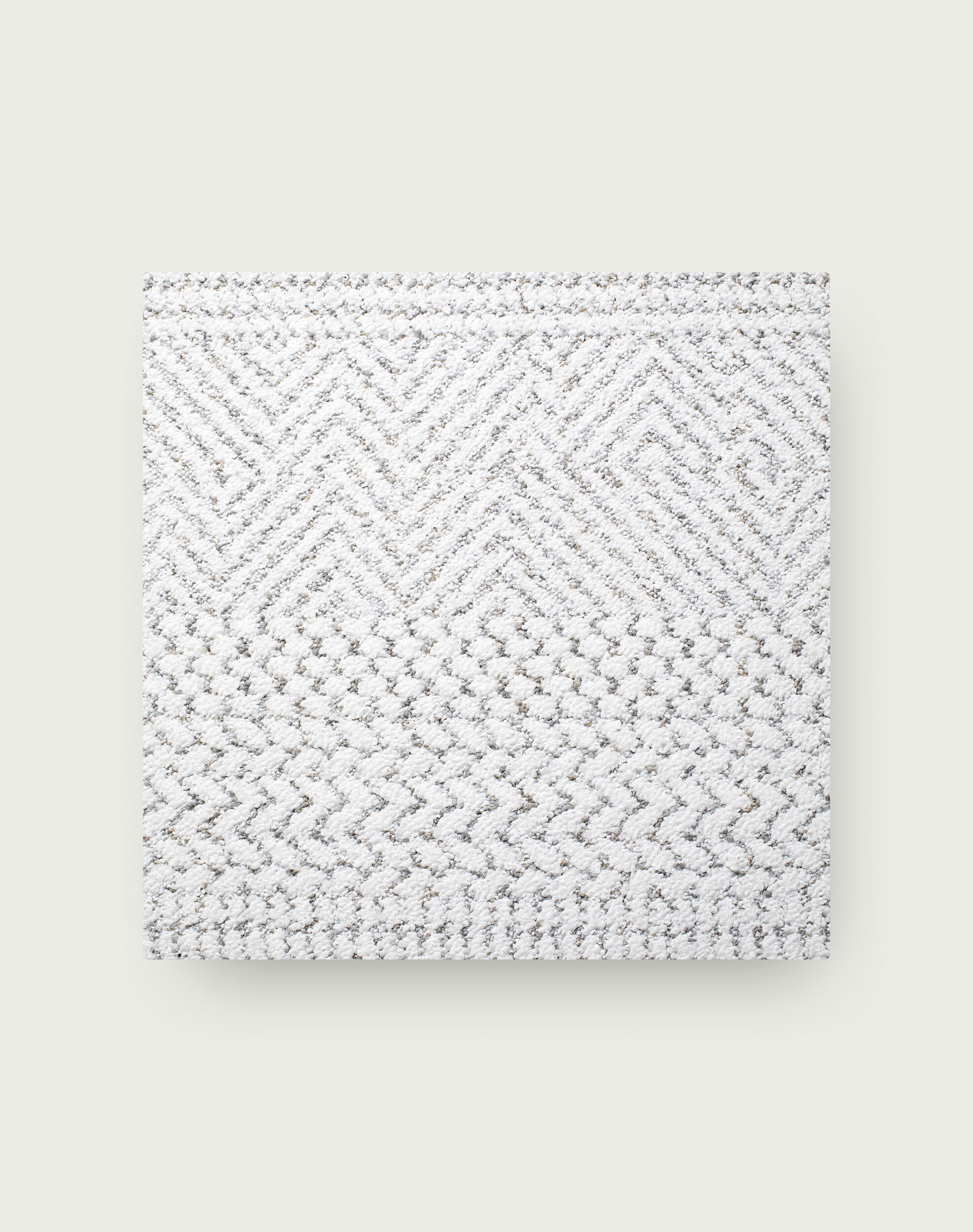 Double Dutch - Bright White: Patterned Area Rugs & Carpet Tiles by