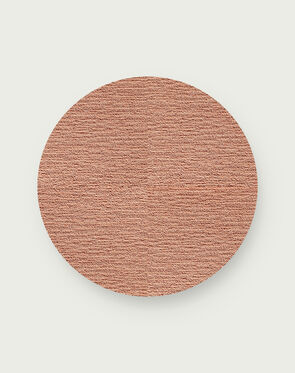 Made You Look Round Rug - Coral - 3.25 Diameter