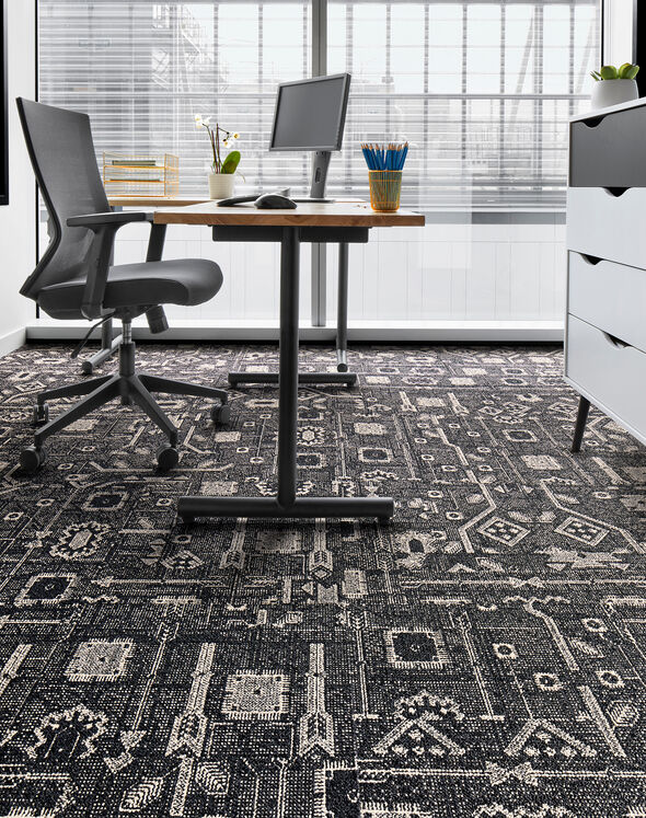 Filone Rug Brogue - Flint: Patterned Area Rugs & Carpet Tiles by FLOR
