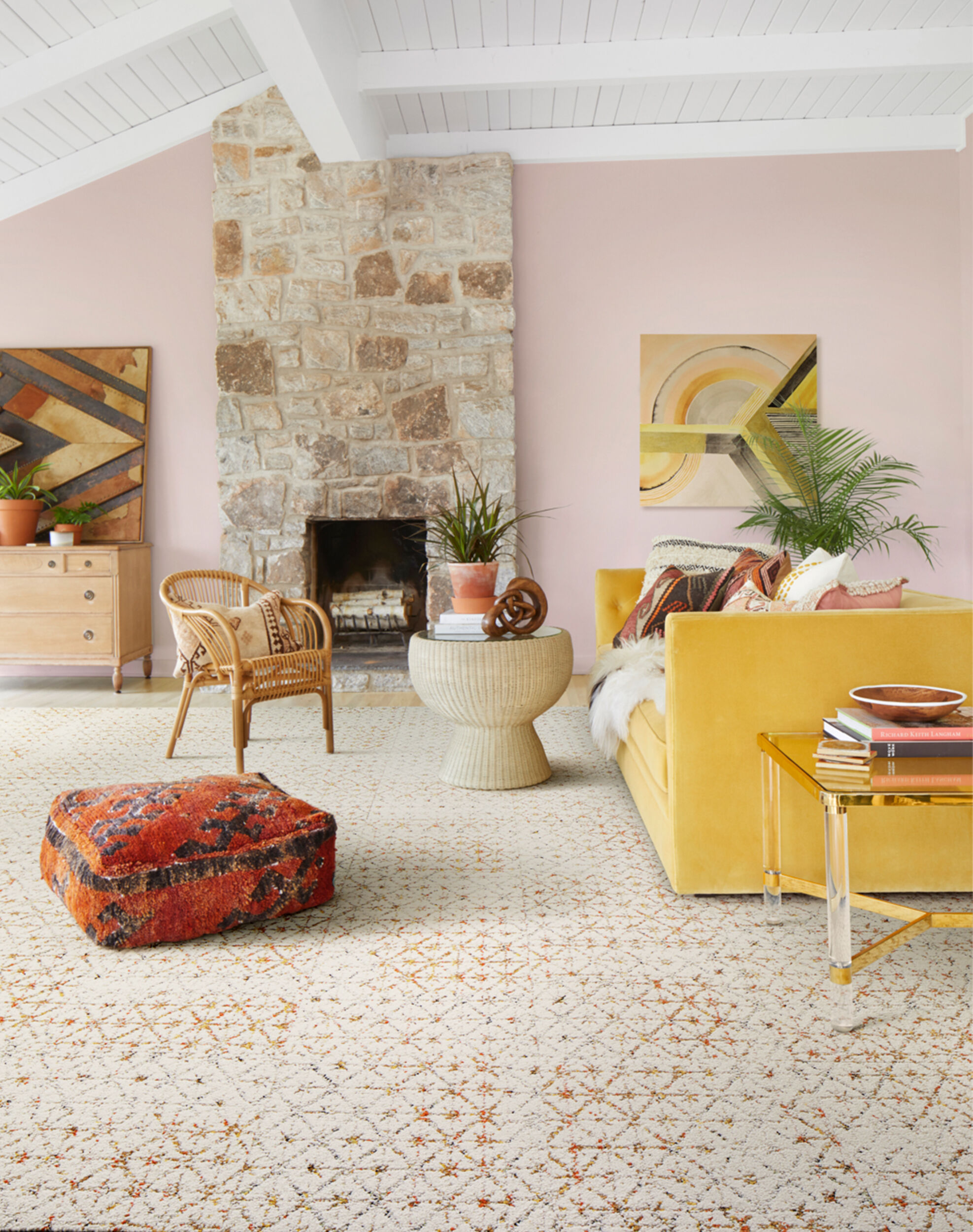 Vintage Vibe - Clementine: Patterned Area Rugs & Carpet Tiles by FLOR