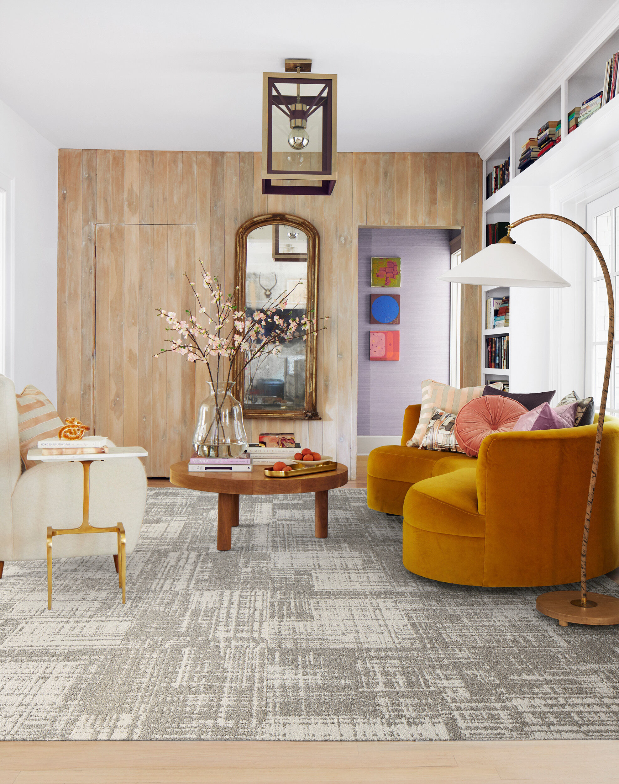 Dappled Daylight - Pigeon: Patterned Area Rugs & Carpet Tiles by FLOR