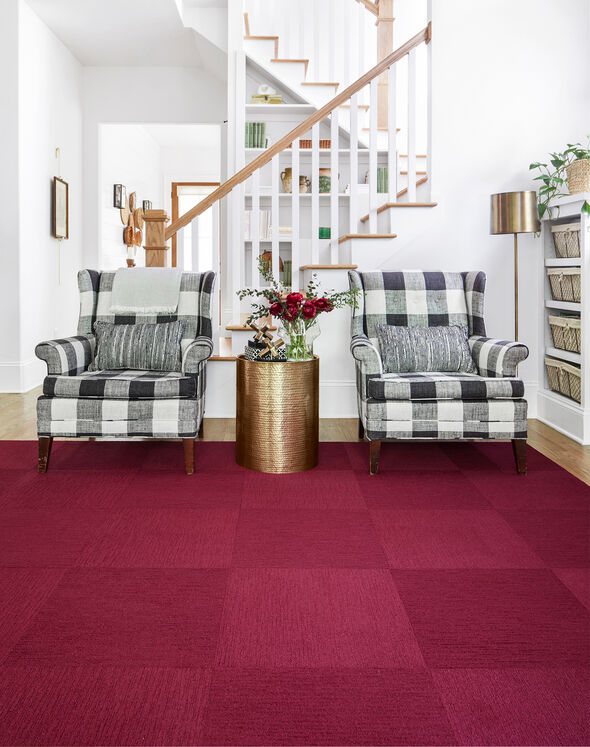 Made You Look Berry All Area Rugs & Carpet Tiles by FLOR