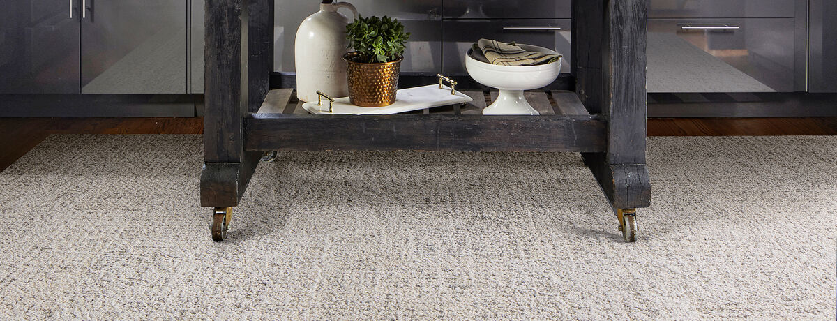 Terrain Carpet Tile, Chalk, 19.69 x 19.69/50 cm x 50 cm, Nylon, Recycled Content | Flor