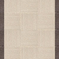 Suit Yourself Quarter Border - Linen / Mink - 6x7