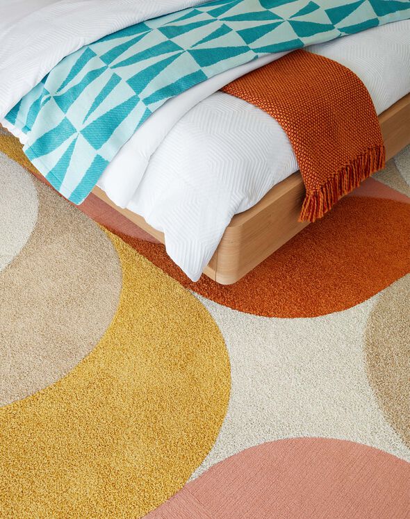 Deep Color Rug In the Deep - Bone: Solid Color Area Rugs & Carpet Tiles by FLOR