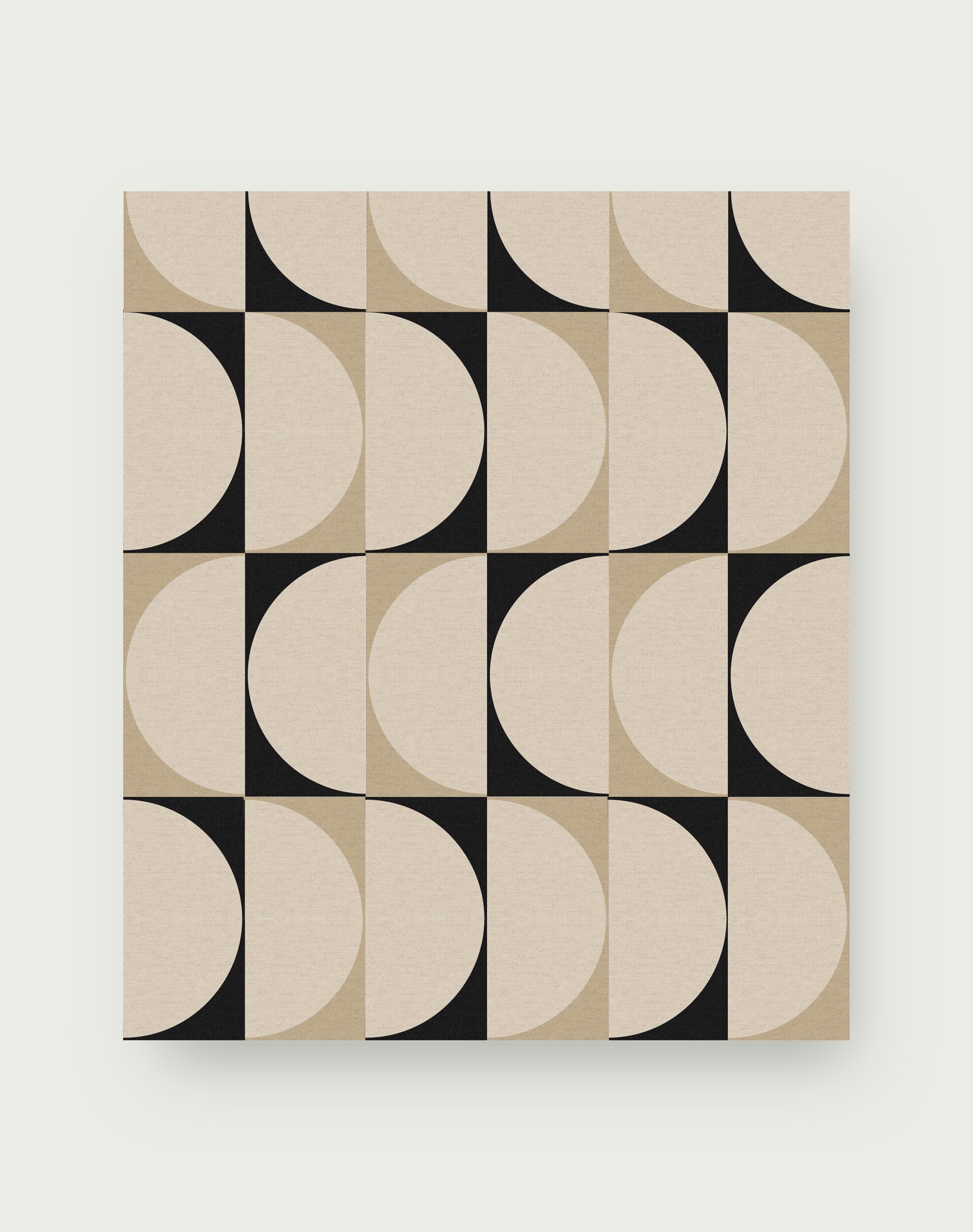 Lunaire Bone 10x12 FLOR Signature Area Rugs by FLOR