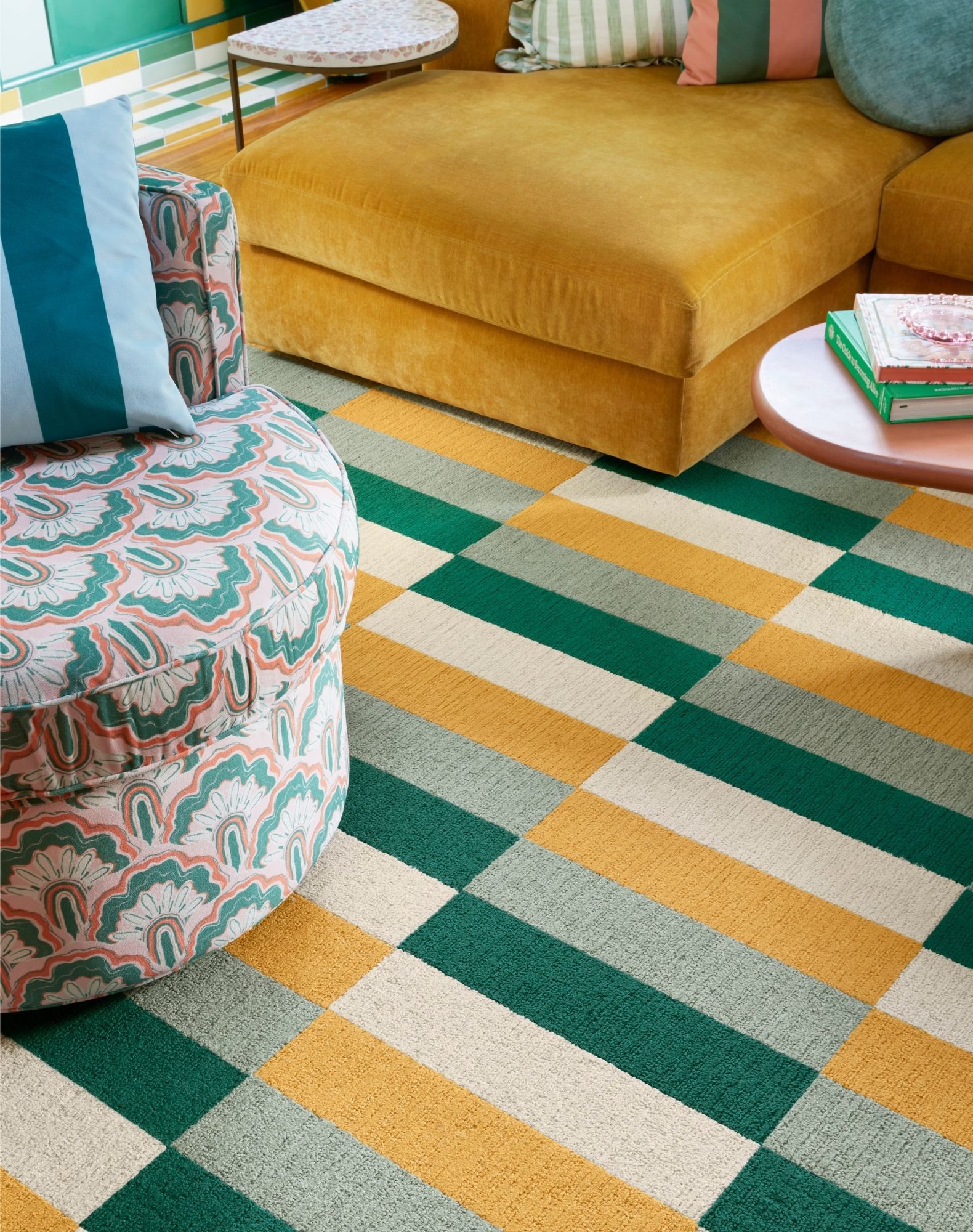 Made You Look - Pearl: Solid Color Area Rugs & Carpet Tiles by FLOR