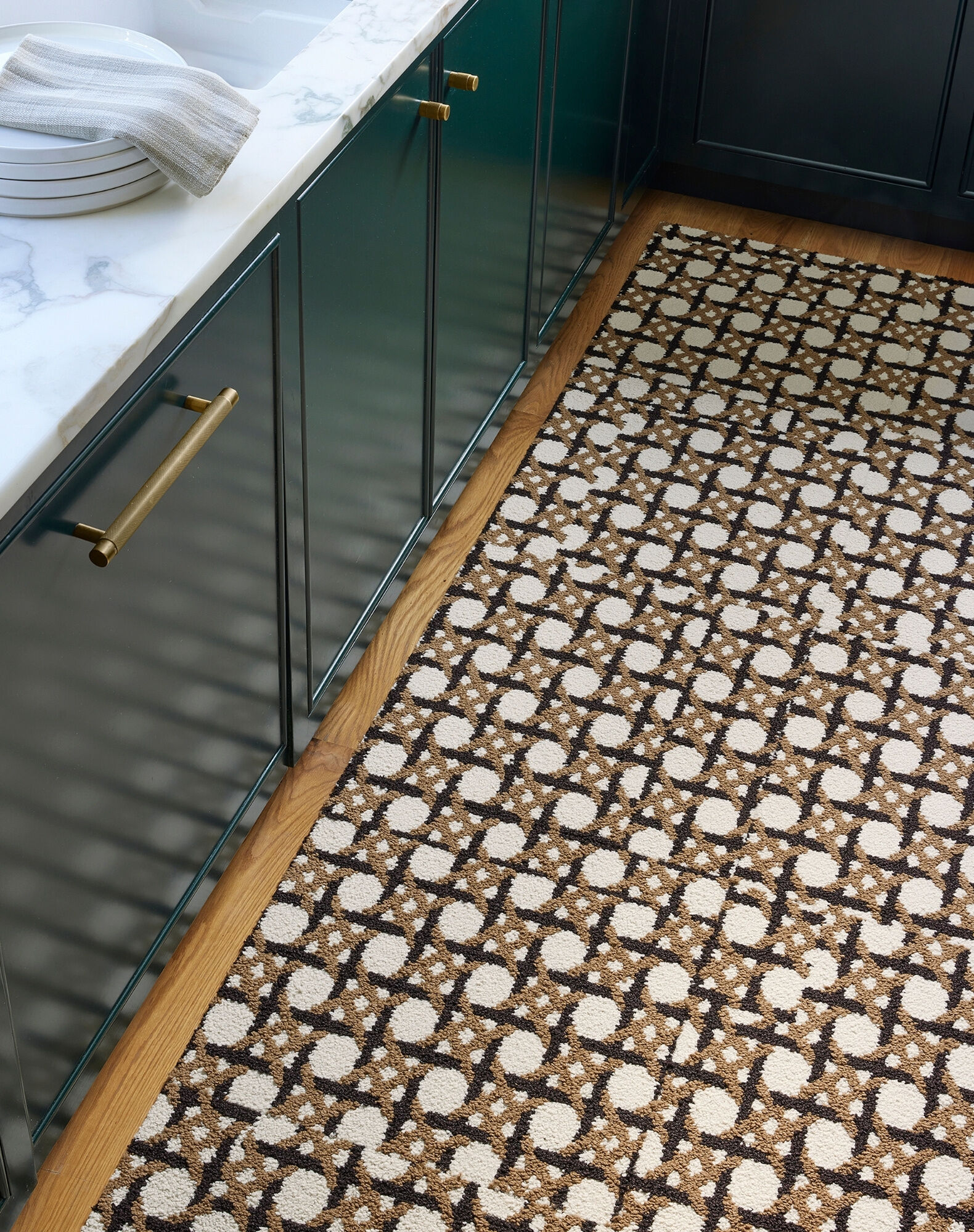 CLUBHAUS×TANGRAM TURF HEDGEHOG SWEAT Racquet Club - Wheat: All Area Rugs & Carpet Tiles by FLOR