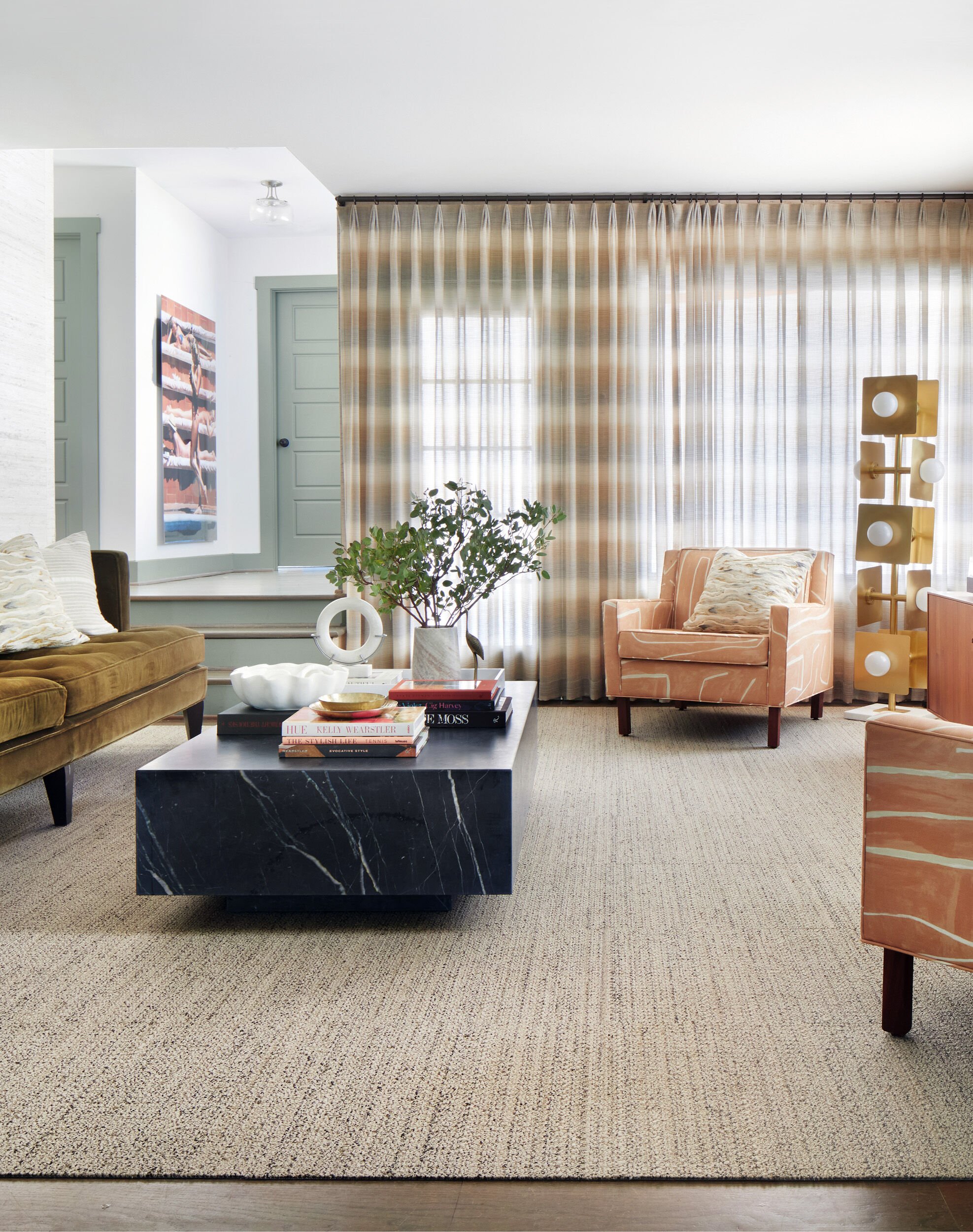 Be Cool Raffia Patterned Area Rugs Carpet Tiles by FLOR