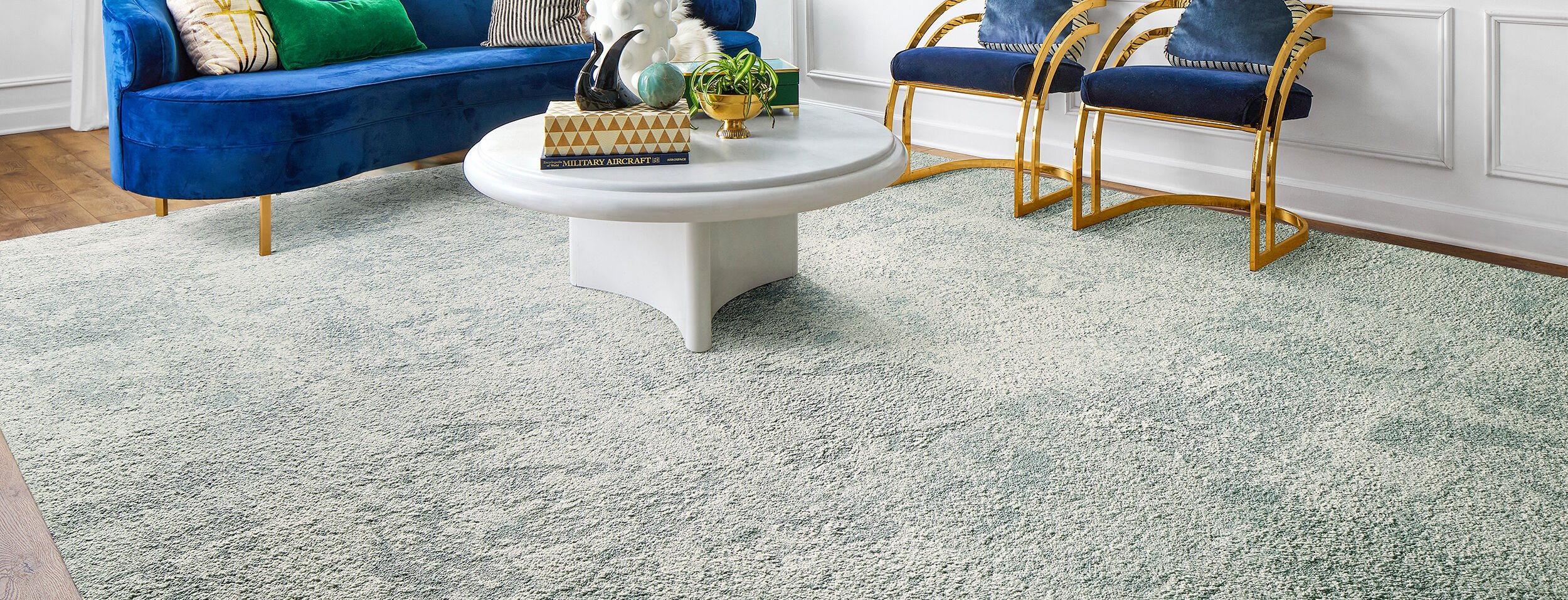 LINING Dlo1 「Canvas」27.0 Down To Earth - Lichen: Solid Color Area Rugs & Carpet Tiles