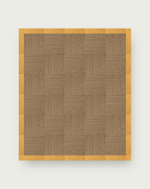 Suit Yourself Quarter Border - Raffia / Marigold - 9x11