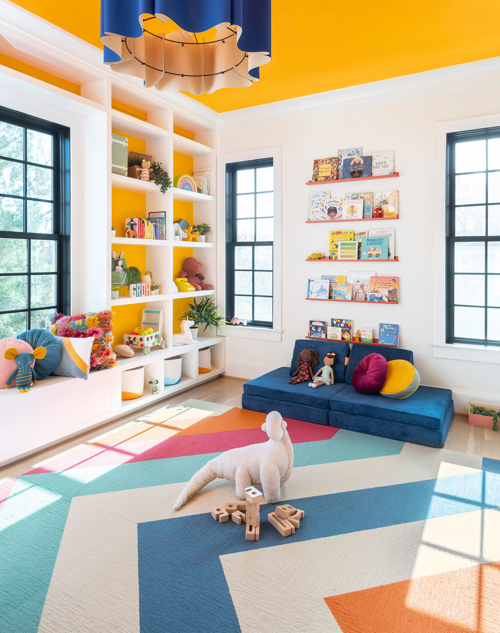 Made You Look - Light Blue: Solid Color Area Rugs & Carpet Tiles