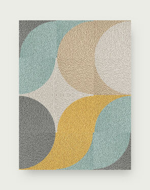 Retro Shag - Multi - 5x7