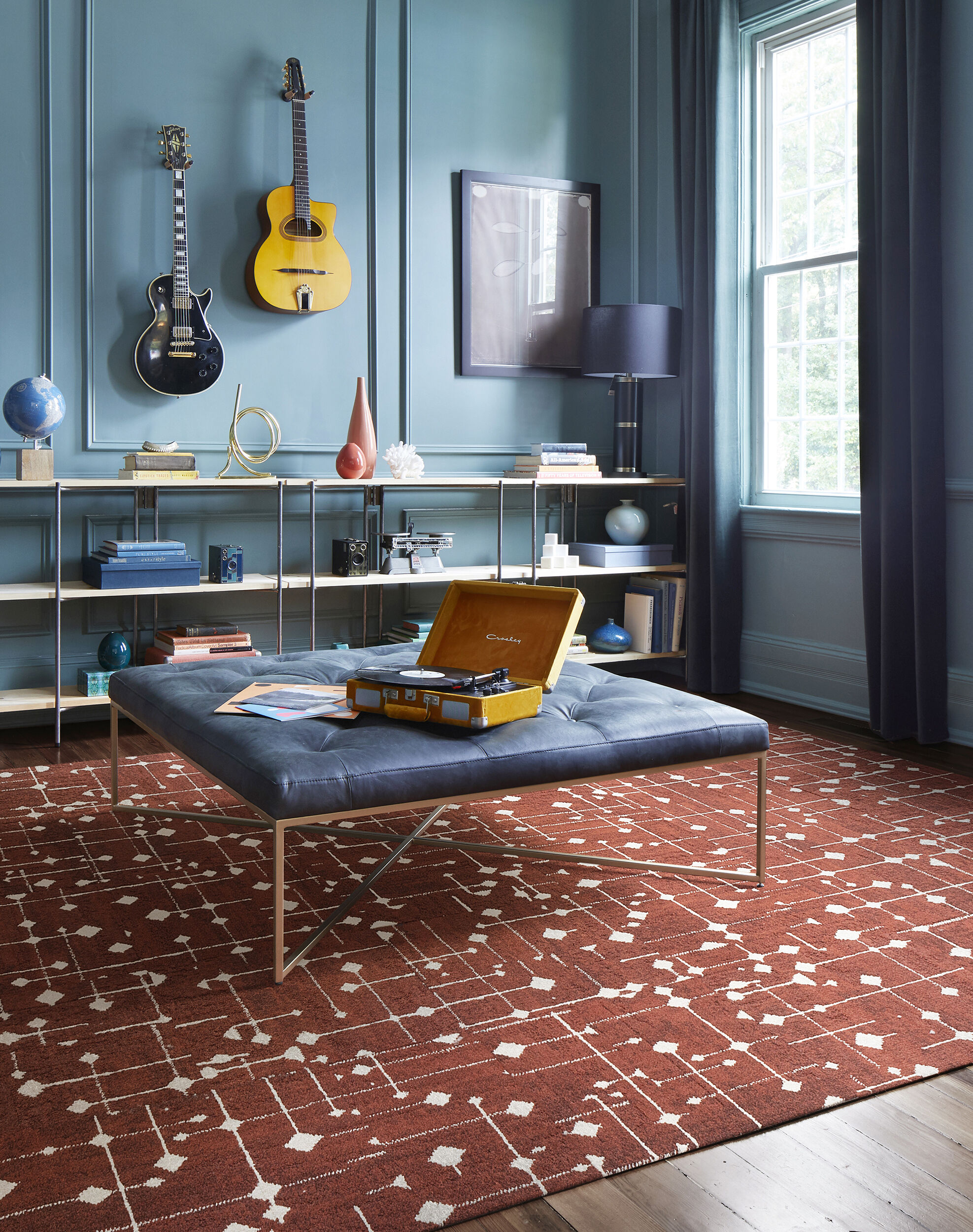Hollin Hills - Spice: Patterned Area Rugs & Carpet Tiles by FLOR