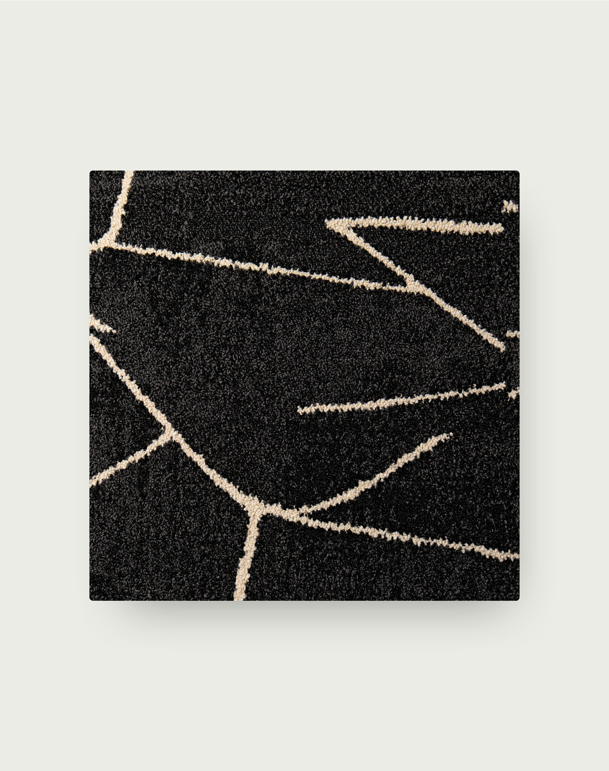 Terrain - Black: Patterned Area Rugs & Carpet Tiles by FLOR