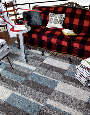 Winston Flannel Blue All Area Rugs Carpet Tiles By Flor