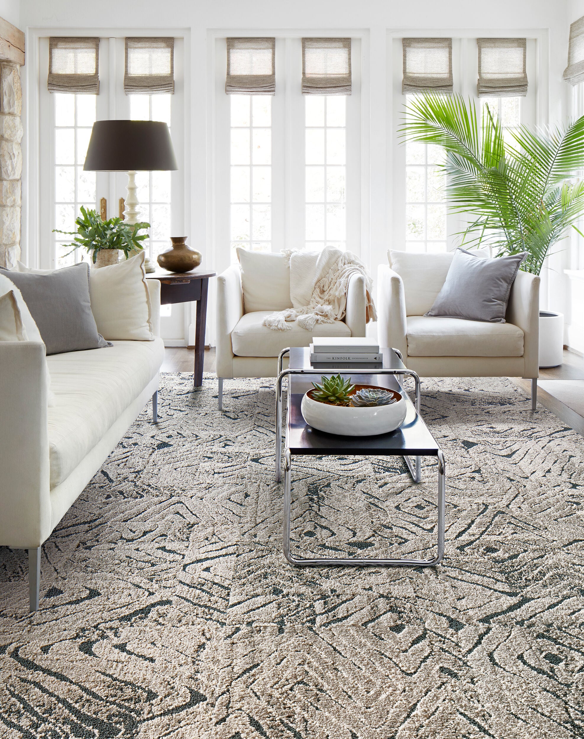 Shadow Hills - Storm: Patterned Area Rugs & Carpet Tiles by FLOR