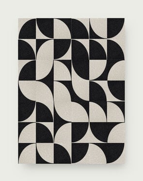 First Come, First Curve - Black - 10x12