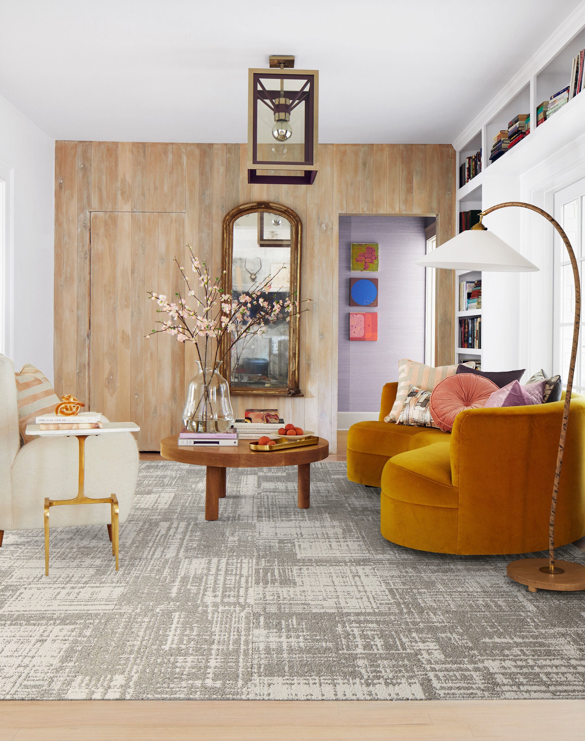 Dappled Daylight - Pigeon: Patterned Area Rugs & Carpet Tiles by FLOR