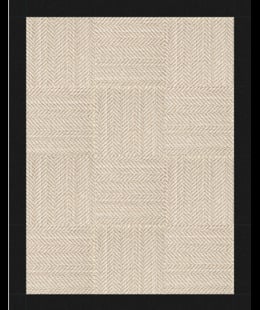 Suit Yourself Quarter Border - Linen/Black