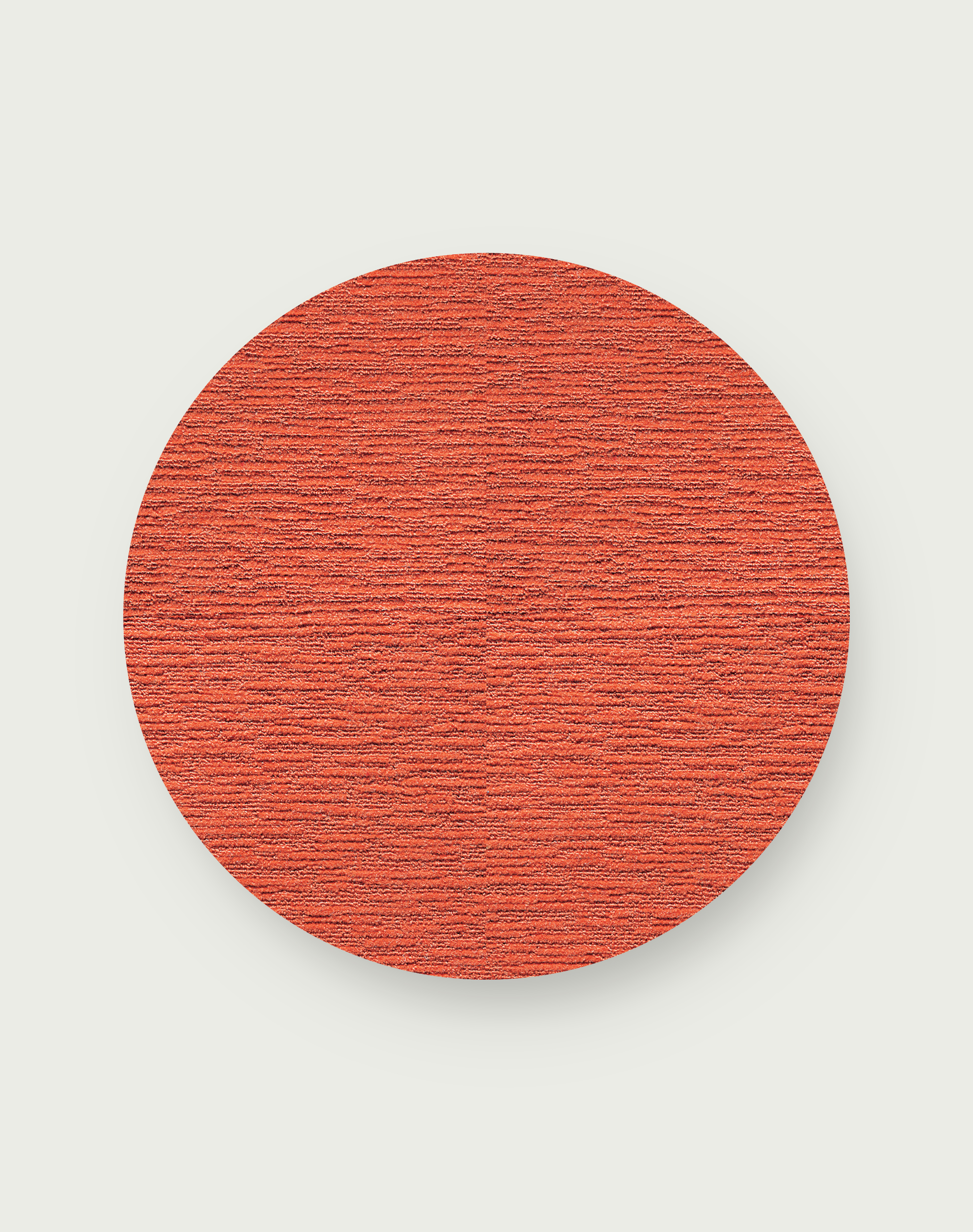 Made You Look Round Rug - Orange - 3.25 Diameter