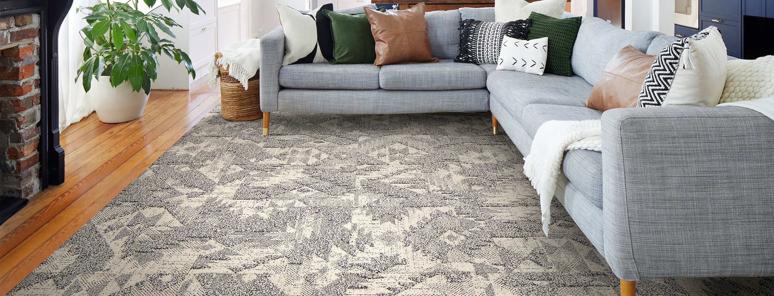 Paz Pearl All Area Rugs & Carpet Tiles by FLOR