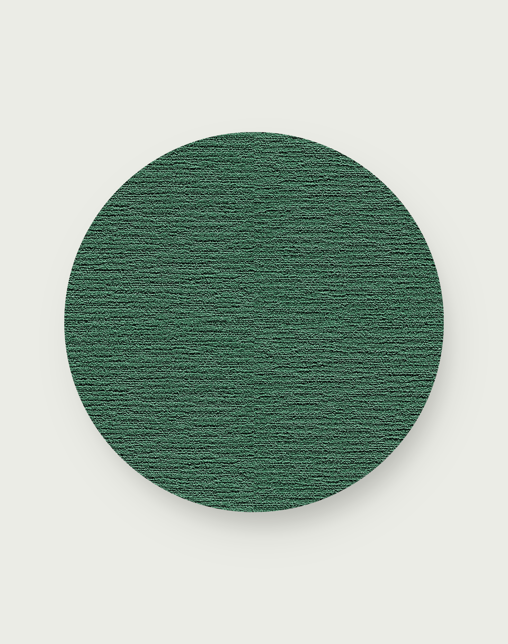 Made You Look Round Rug - Emerald - 3.25 Diameter