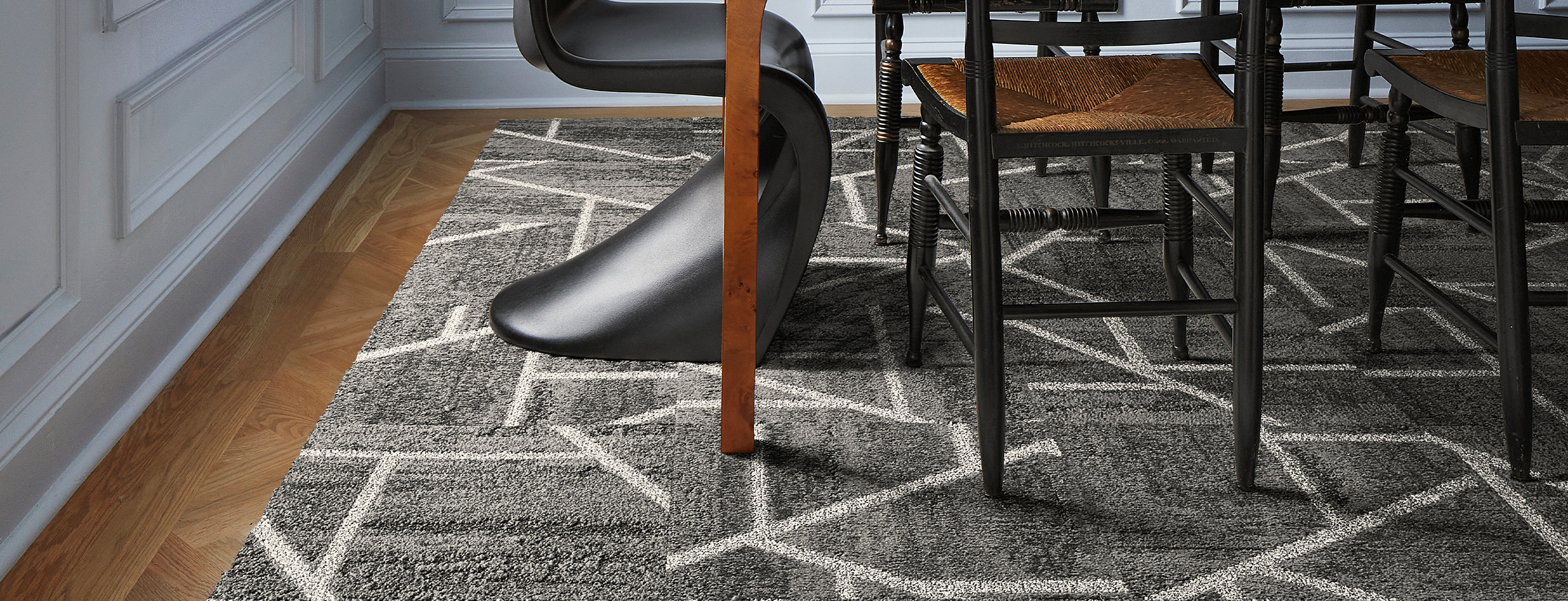 Heavy Metal - Tundra / Silver: Patterned Area Rugs & Carpet Tiles by FLOR