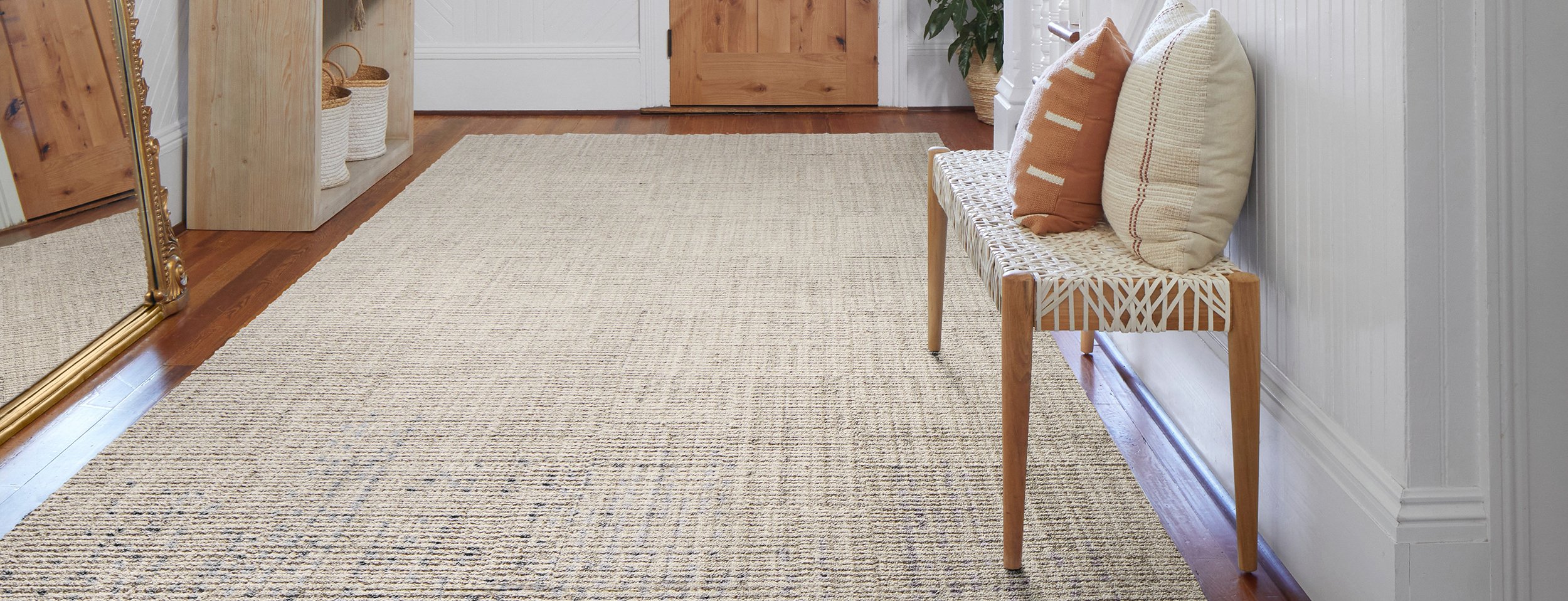 Reusachtig Gelukkig kapitalisme Knit Wit - Chalk / Silver: Patterned Area Rugs & Carpet Tiles by FLOR