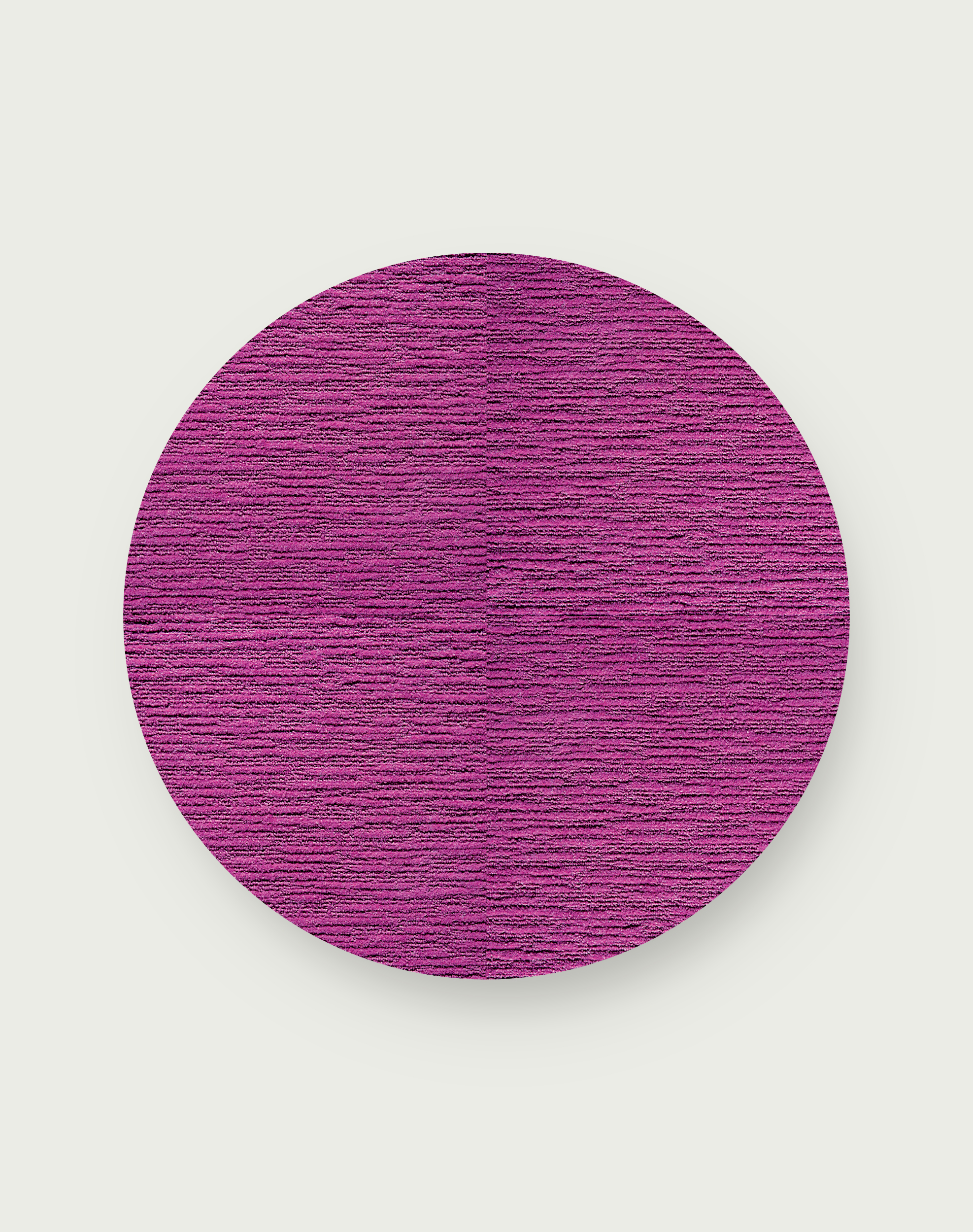 Made You Look Round Rug - Magenta - 3.25 Diameter