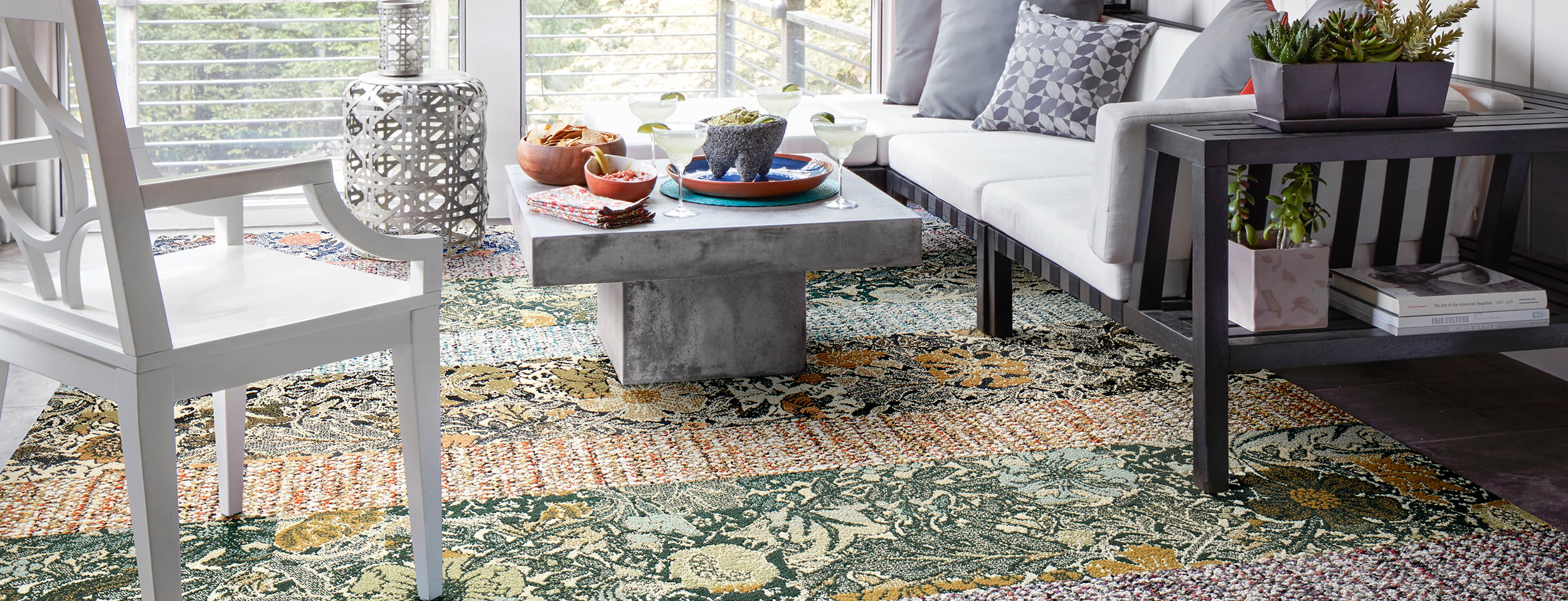 Secret Garden - Multi - 10x12: FLOR Signature Area Rugs by FLOR