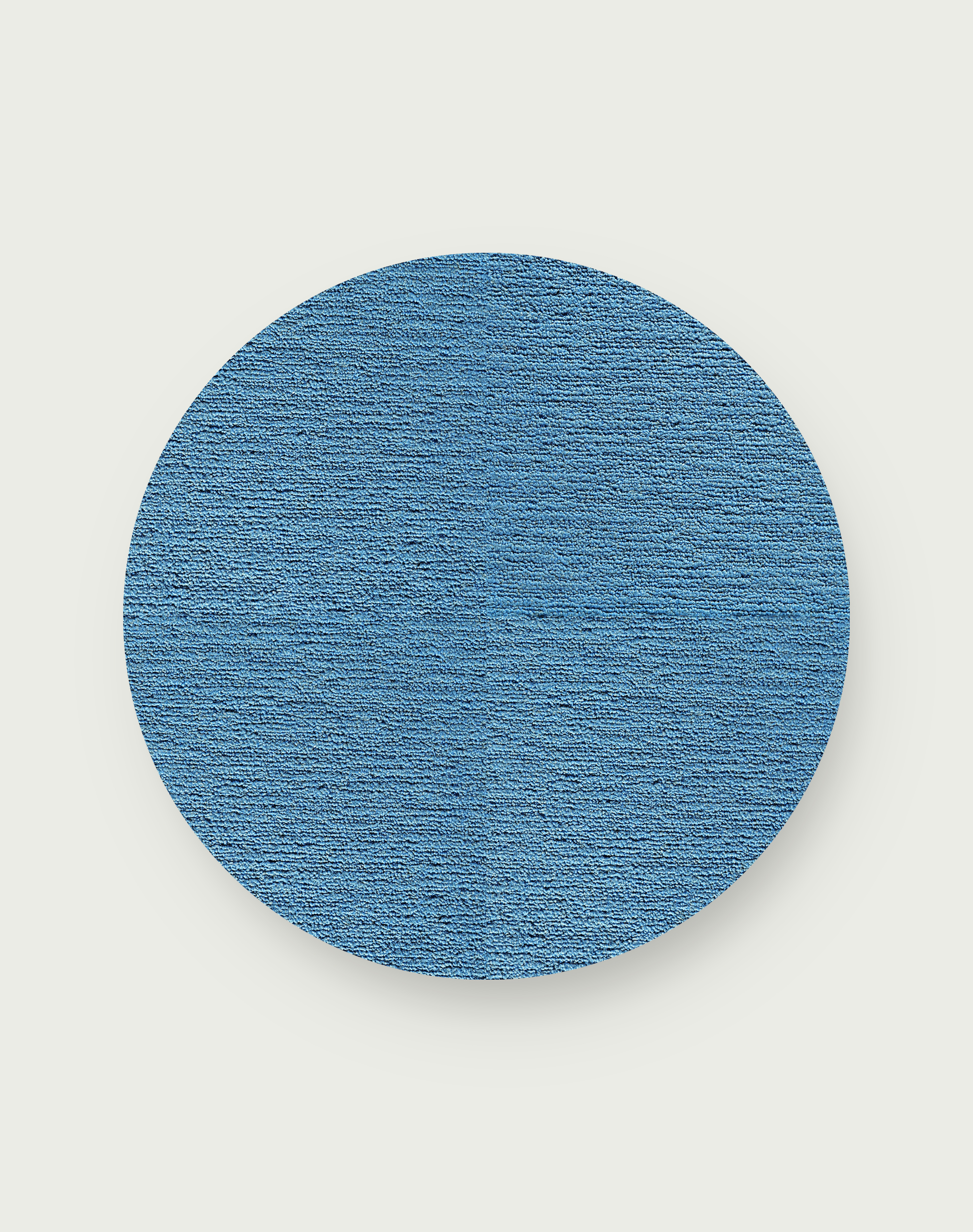 Made You Look Round Rug - Aquamarine - 3.25 Diameter
