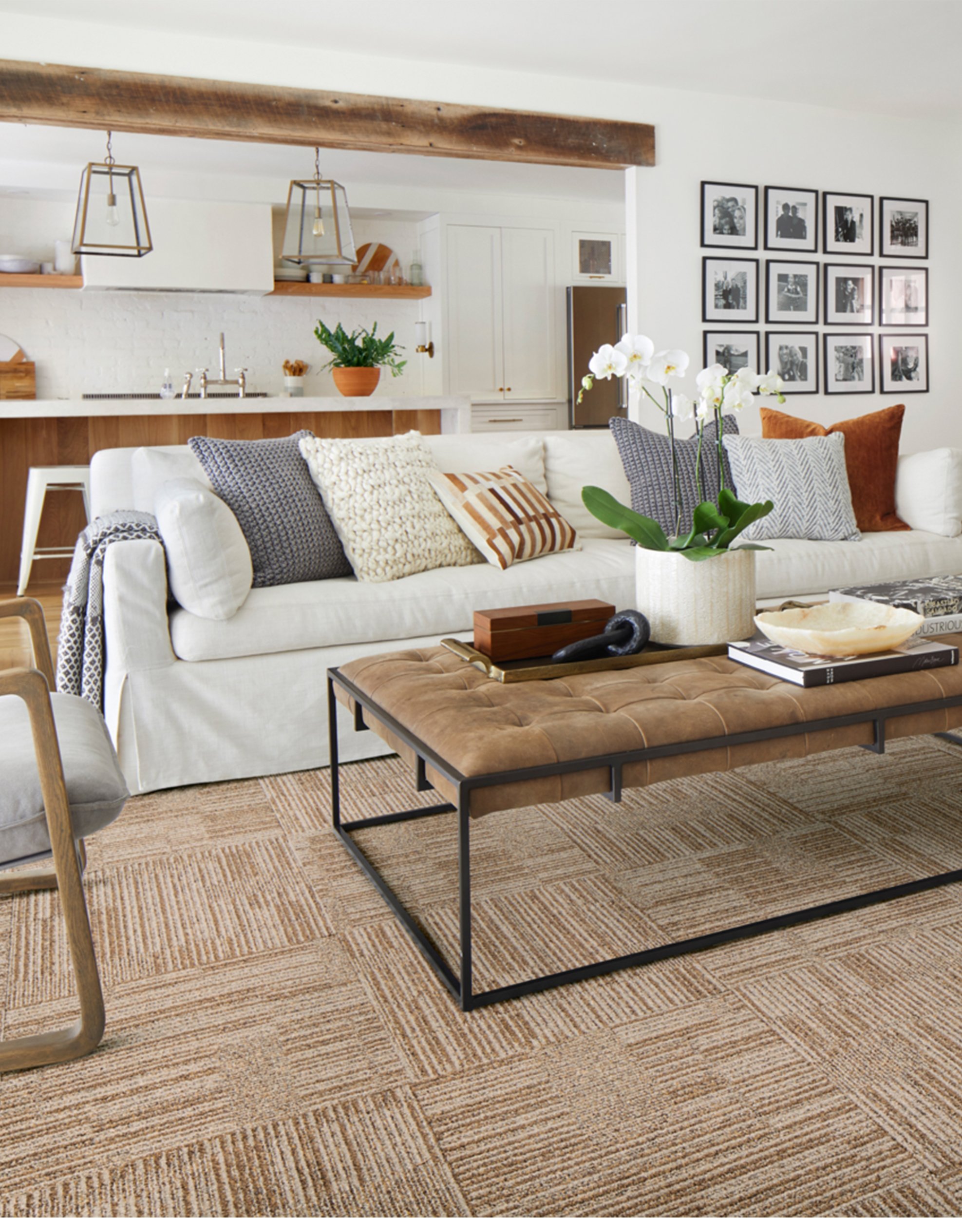 Morning Coffee - Mocha: Solid Color Area Rugs & Carpet Tiles by FLOR