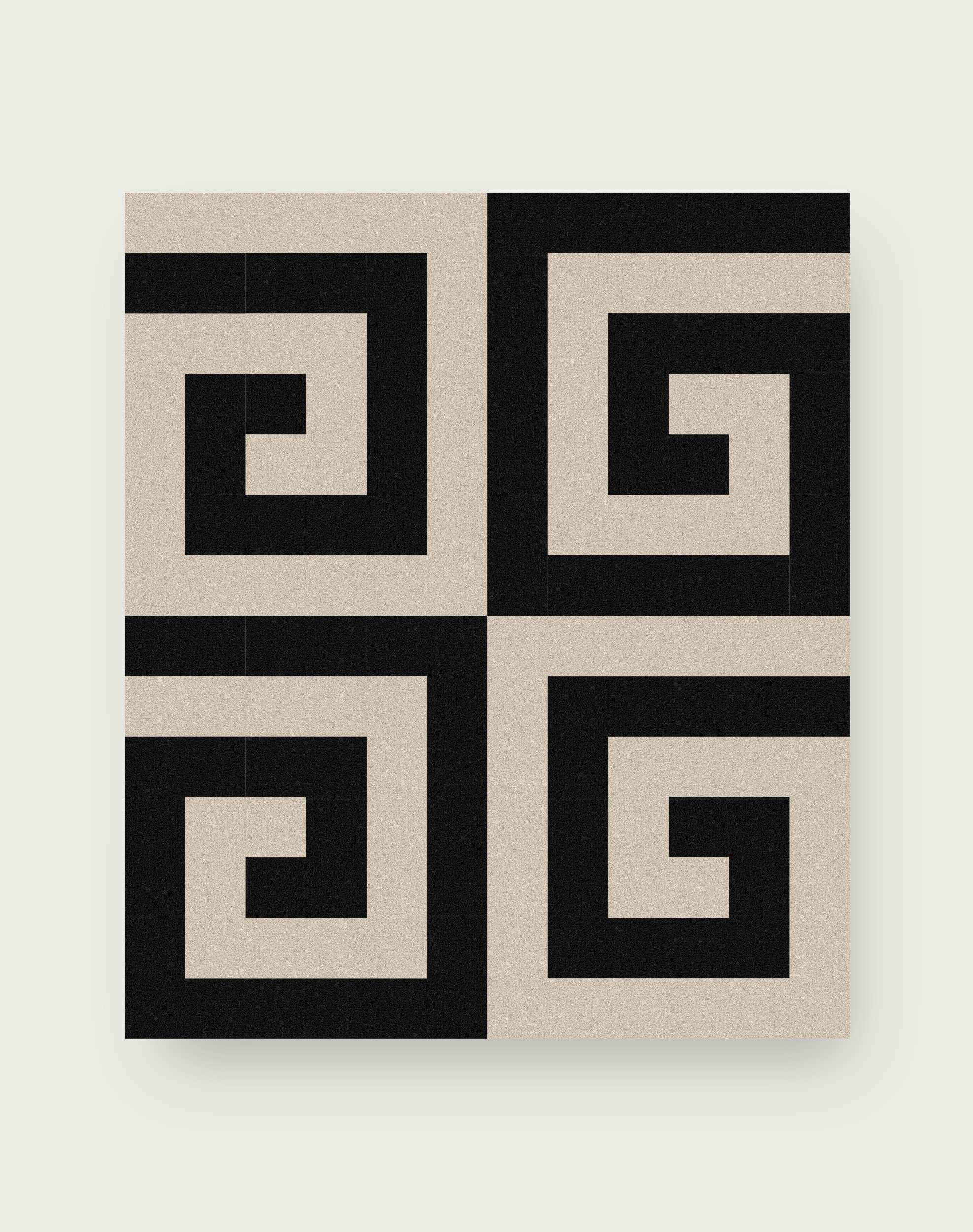 All The Right Angles - Bone - 10x12