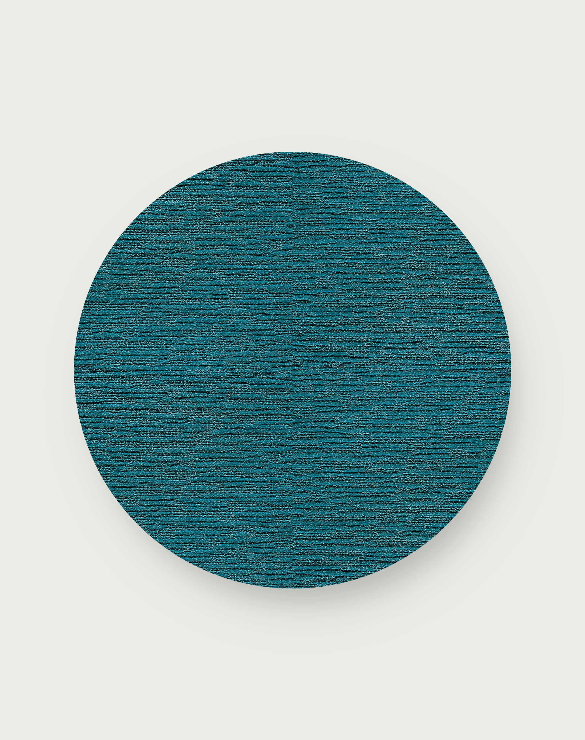 Made You Look Round Rug - Turquoise - 3.25 Diameter