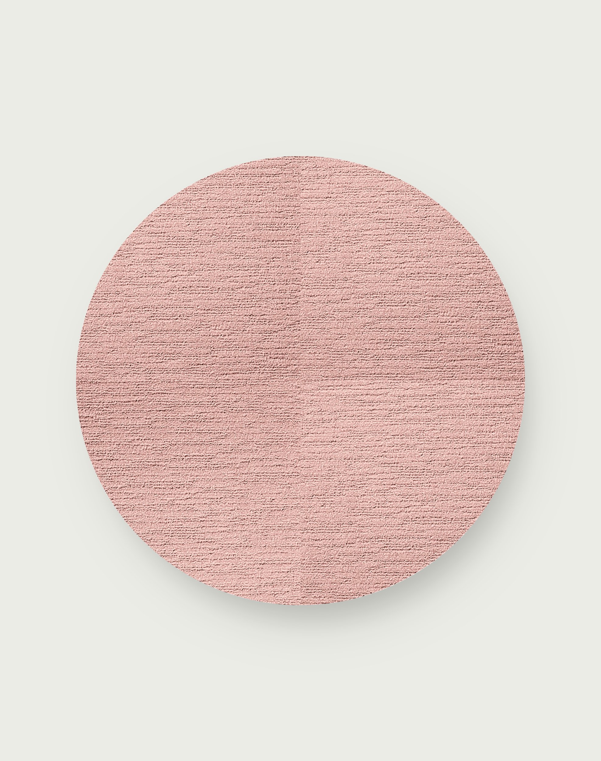 Made You Look Round Rug - Blush - 3.25 Diameter