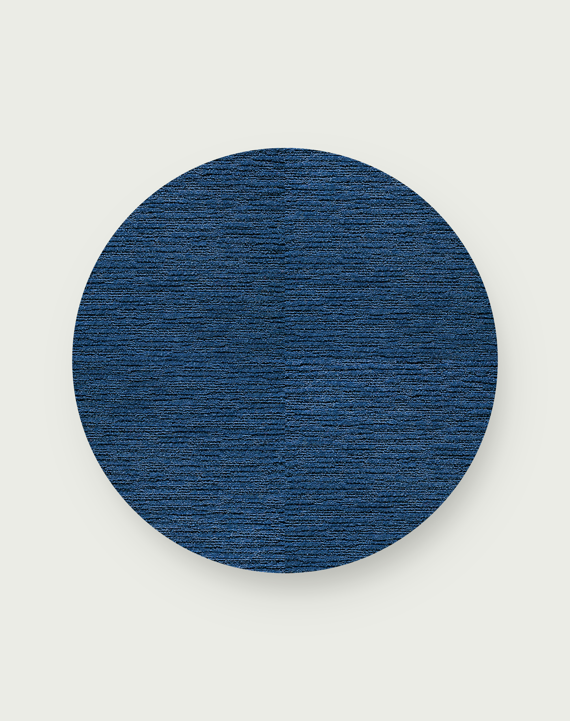 Made You Look Round Rug - Cobalt - 3.25 Diameter