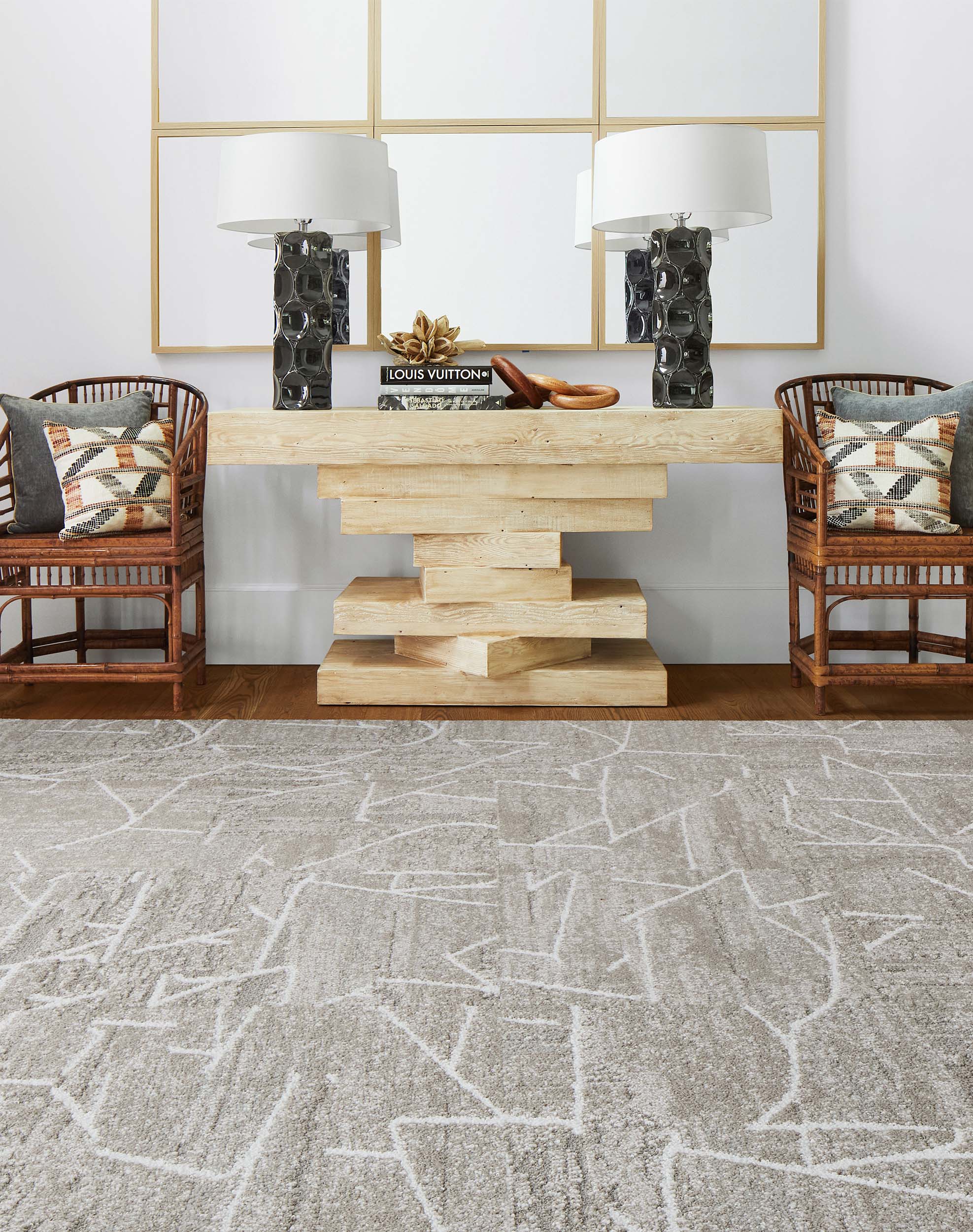 Terrain - Chalk: Patterned Area Rugs & Carpet Tiles by FLOR