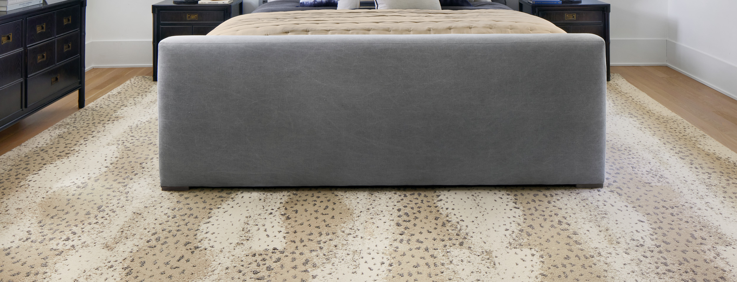 Doe Re Mi - Black: Patterned Area Rugs & Carpet Tiles by FLOR