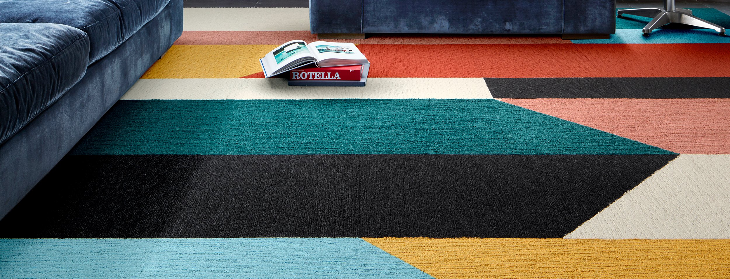 Sundial Sundae - Multi - 10x12: FLOR Signature Area Rugs by FLOR