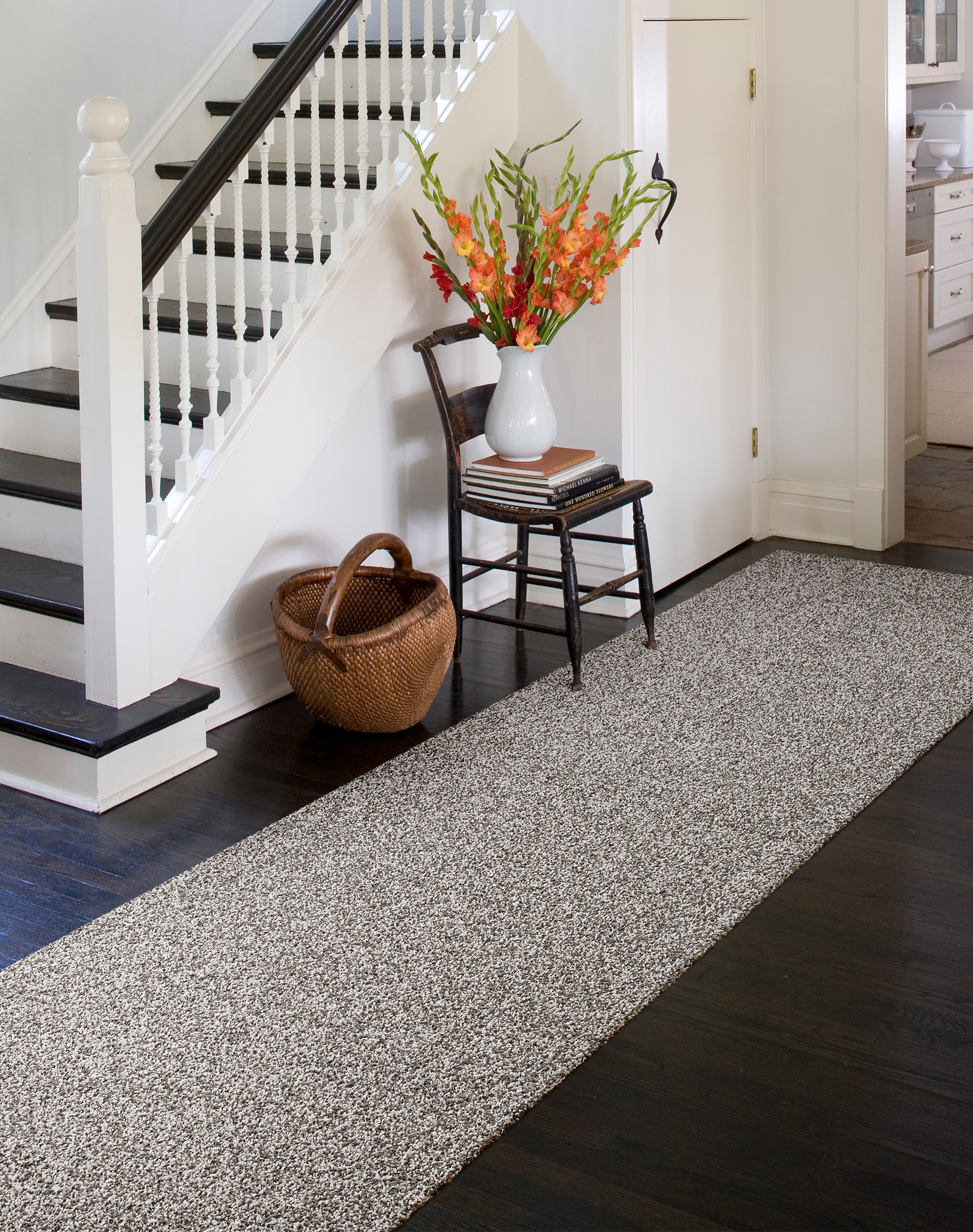 Surf's Up Titanium Textured Pattern Indoor Stain Resistant Area Rug Carpet 