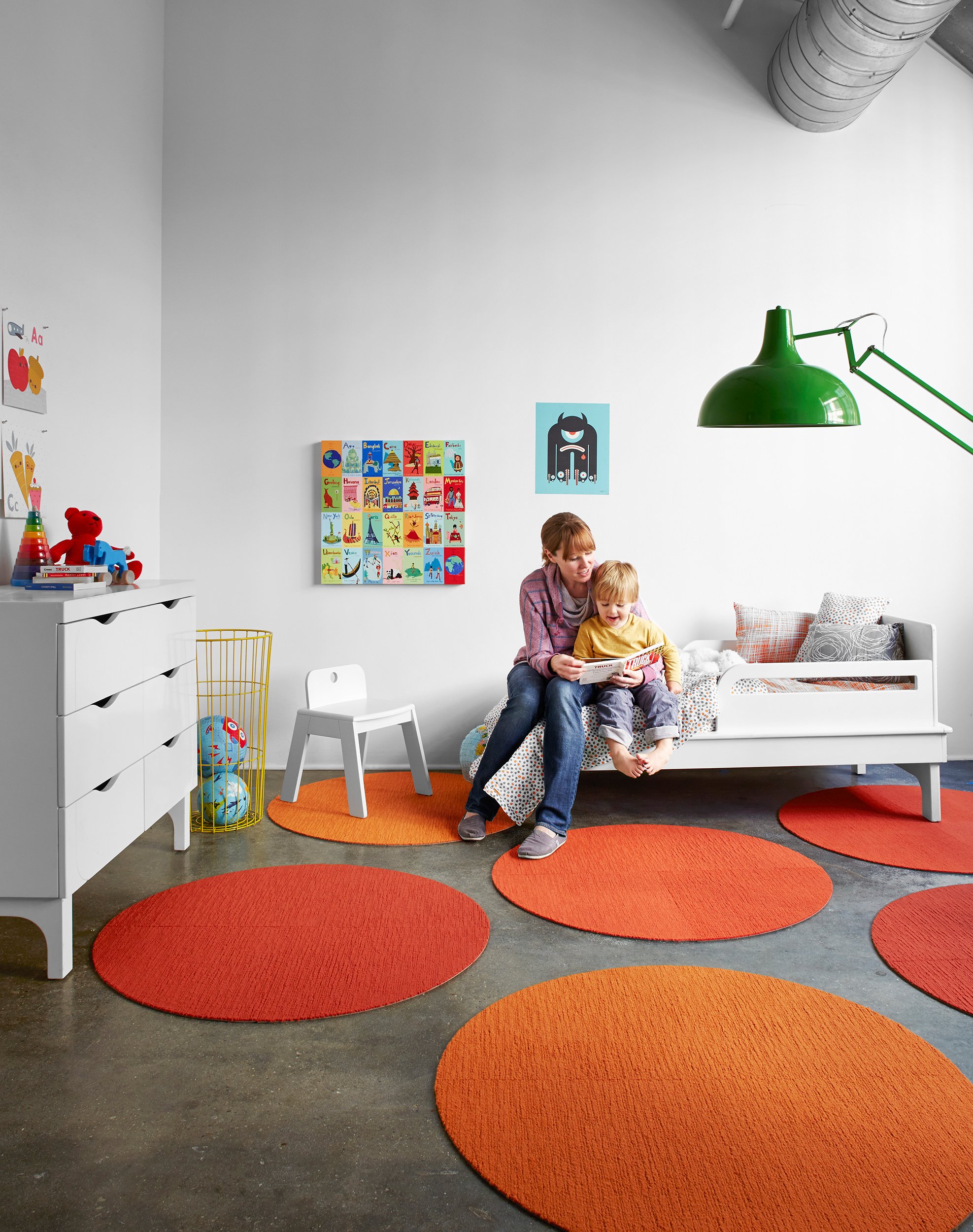 Made You Look Round Rug - Spice - 3.25 Diameter