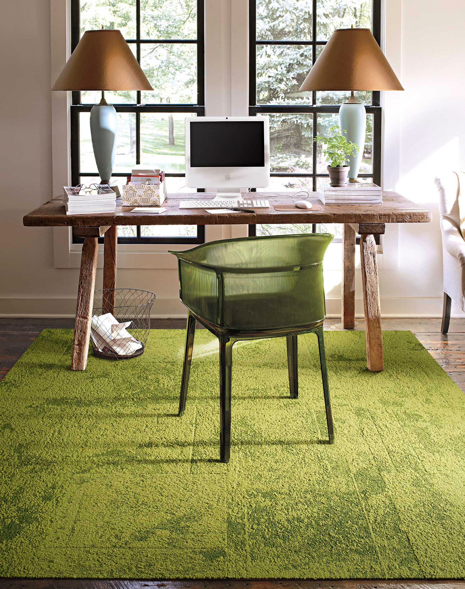 Down To Earth - Grass: Solid Color Area Rugs & Carpet Tiles by FLOR